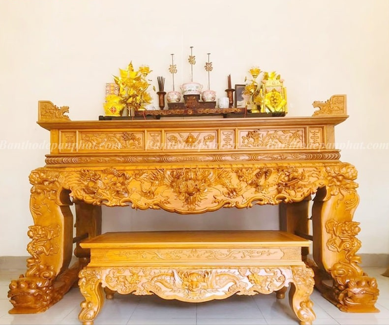 Gỗ mít không phù hợp làm bàn thờ